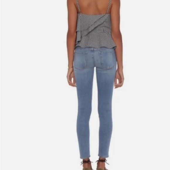 Intermix Thebes ruffle gingham top size petite - Picture 4 of 9